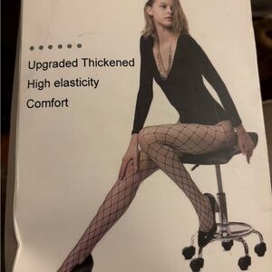 High-Waisted Fishnet Leggings